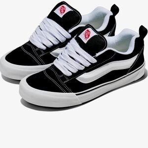 Vans Black and White Athletic Shoes